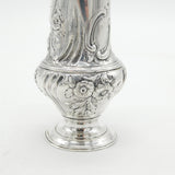 George III Sterling Silver Floral Muffineer Sugar Caster Antique 1770 London
