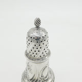 George III Sterling Silver Floral Muffineer Sugar Caster Antique 1770 London
