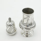 George III Sterling Silver Floral Muffineer Sugar Caster Antique 1770 London
