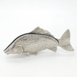Silver Plated Letter Rack or Menu Holder in Fish Form Antique c1920 Art Deco