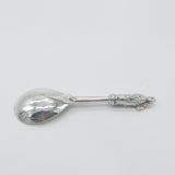 Sterling Silver 'Ave Maria' Apostle Picture Bowl Spoon Antique 1902 Chester