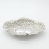 Victorian Sterling Silver Treat Dish 'Toujours Pret' Always Ready Antique 1890 London