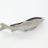 Silver Plated Letter Rack or Menu Holder in Fish Form Antique c1920 Art Deco