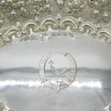 Victorian Sterling Silver Treat Dish 'Toujours Pret' Always Ready Antique 1890 London