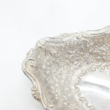 Victorian Sterling Silver Treat Dish 'Toujours Pret' Always Ready Antique 1890 London