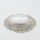 Victorian Sterling Silver Treat Dish 'Toujours Pret' Always Ready Antique 1890 London