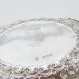 Victorian Sterling Silver Treat Dish 'Toujours Pret' Always Ready Antique 1890 London