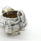 George IV Sterling Silver Cornucopia & Floral Cream Jug Antique 1821 London