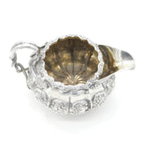 George IV Sterling Silver Cornucopia & Floral Cream Jug Antique 1821 London
