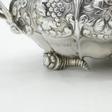 George IV Sterling Silver Cornucopia & Floral Cream Jug Antique 1821 London