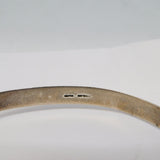 Sterling Silver Snake or Serpent Bangle Bracelet Antique c1920 Art Deco