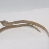 Sterling Silver Snake or Serpent Bangle Bracelet Antique c1920 Art Deco