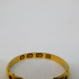 Victorian 18ct Yellow Gold, Diamond & Pearl Dress Ring Antique 1866 Birmingham