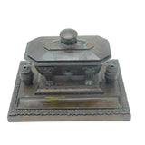 Regency Grand Tour Cast Bronze Sarcophagus Scipio Tomb Inkwell c1820 Georgian