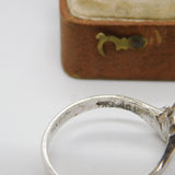 Sterling Silver Fox Mask Head Crossover Band Ring Vintage 1985 Sheffield
