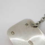 George III Sterling Silver Madeira Decanter Label Antique 1812 Birmingham