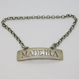 George III Sterling Silver Madeira Decanter Label Antique c1770 London T. Pitts I