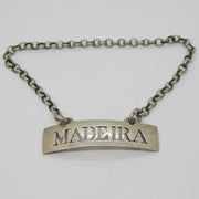 George III Sterling Silver Madeira Decanter Label Antique c1770 London T. Pitts I