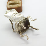 Victorian Dutch Sterling Silver Dolls House Chair Miniature c1900 Antique