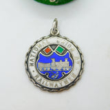 Sterling Silver Enamelled 'National Union of Railwaymen' Fob Medal Antique c1930