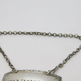 George III Sterling Silver Teneriffe Wine Decanter Label Antique 1784 London