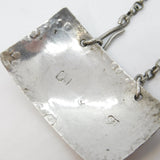 George III Sterling Silver Teneriffe Wine Decanter Label Antique 1784 London