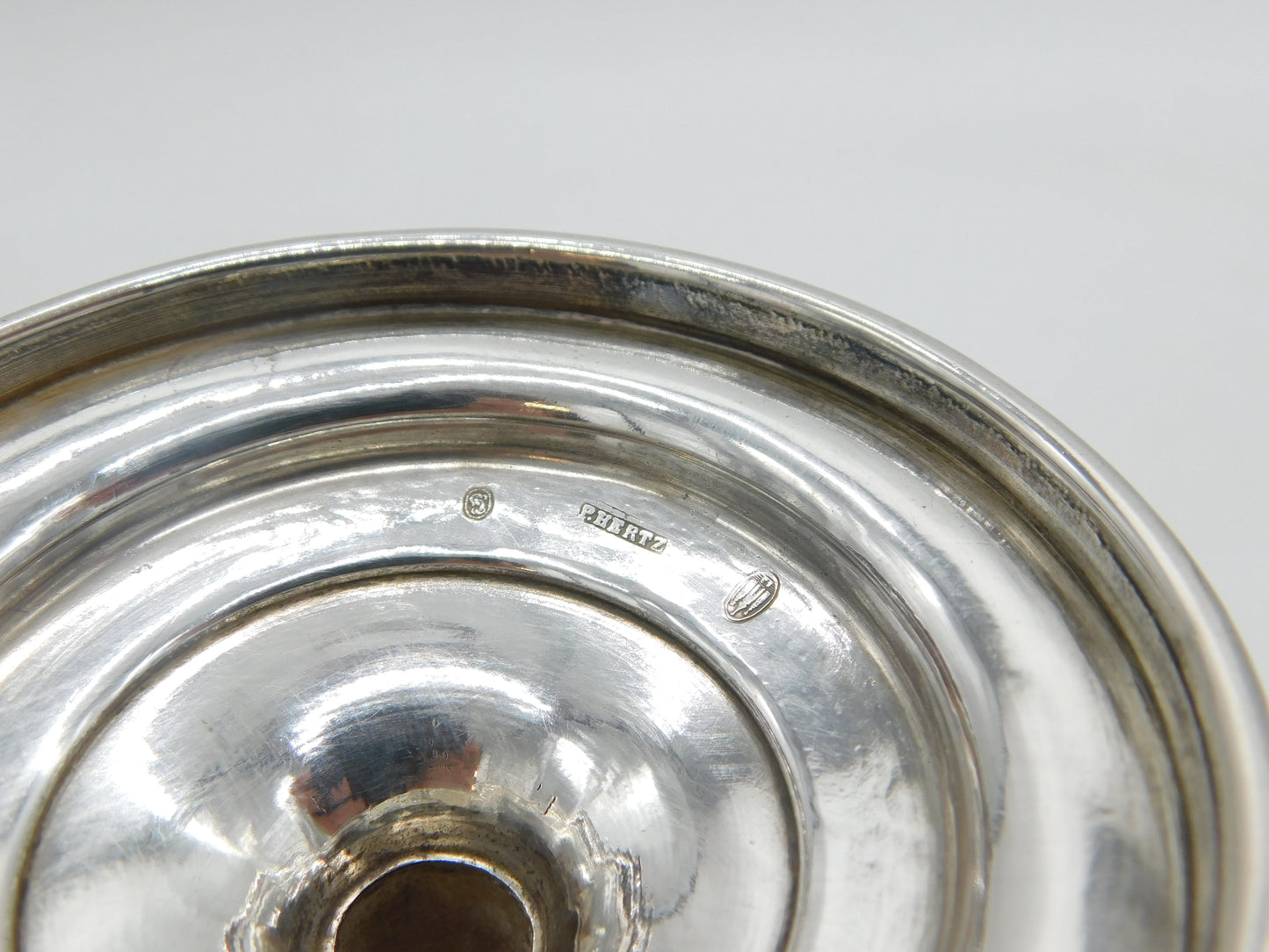 19th Century Peter Hertz Danish Sterling Silver Wine Goblet Antique c1890