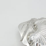 Sterling Silver Clam Shell Form Butter Dish & Knife 1926 Birmingham Antique