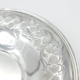 Tiffany & Co. Sterling Silver Pierced Floral Sweet Treat Dish c1930 Antique Deco