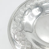 Tiffany & Co. Sterling Silver Pierced Floral Sweet Treat Dish c1930 Antique Deco