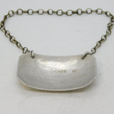 George IV Sterling Silver Madeira Decanter Label Antique 1821 London