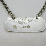 George III Sterling Silver Sherry Decanter Label Antique 1802 London