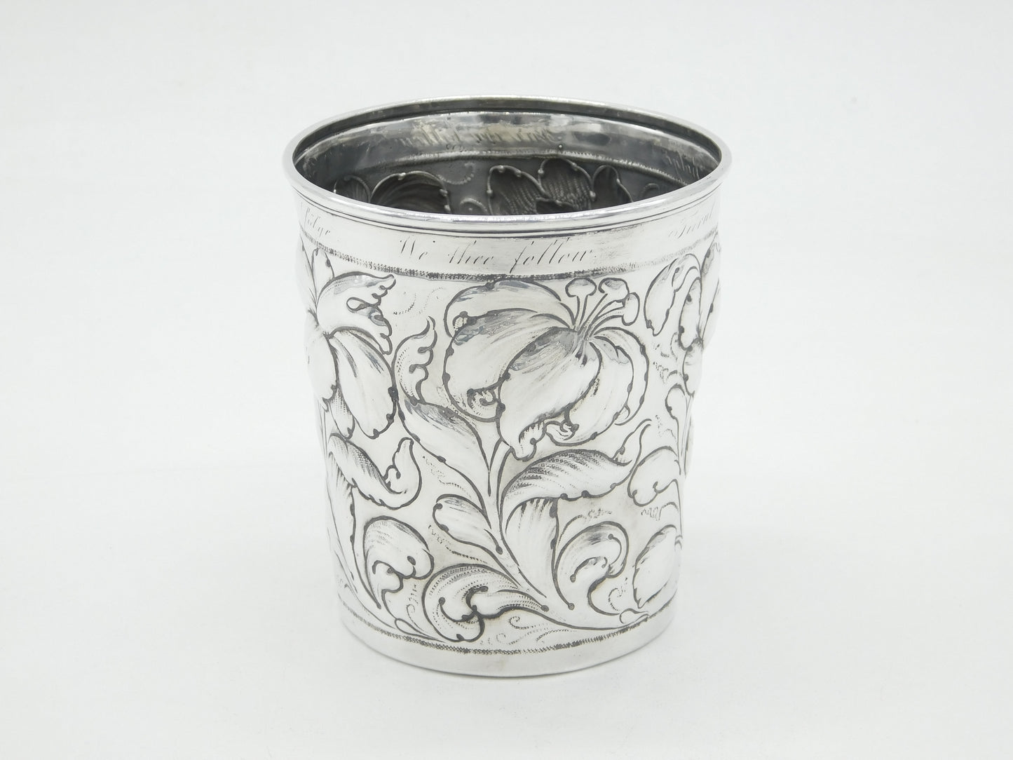 Metropolitan Museum of Art Sterling Silver 16th Century Replica Beaker Vintage