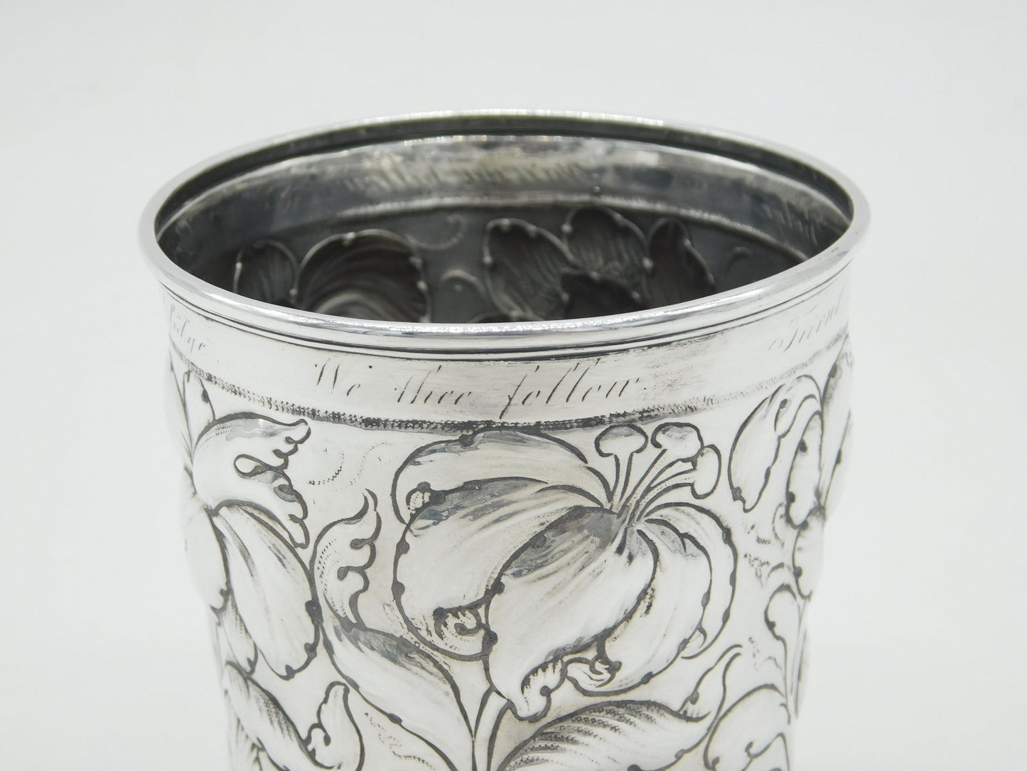 Metropolitan Museum of Art Sterling Silver 16th Century Replica Beaker Vintage