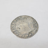 Early-Hammered Elizabeth I Silver Sixpence Coin Antique 1592 Fair Condition