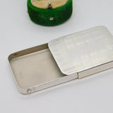 Tiffany & Co. Sterling Silver Engine Turned Patch Box Antique c1930 Art Deco