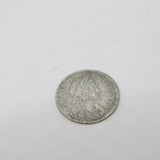 King Charles II Early Maundy One Pence Coin Antique 1675 Fine Condition