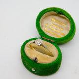 Victorian 18ct Gold & 0.5ct Diamond Solitaire Ring Antique c1890