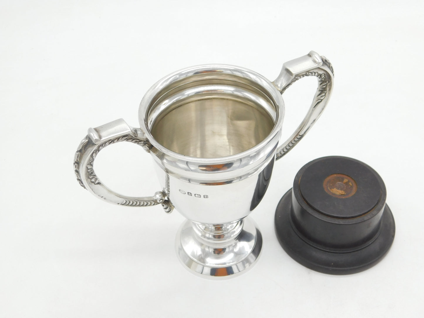 Sterling Silver Two-Handled Sporting Trophy Cup Antique 1930 Birmingham