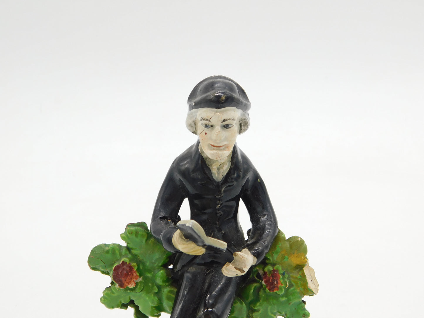 18th Century Scarce Staffordshire 'Dr. Syntax' Bocage Figurine AF Antique c1780