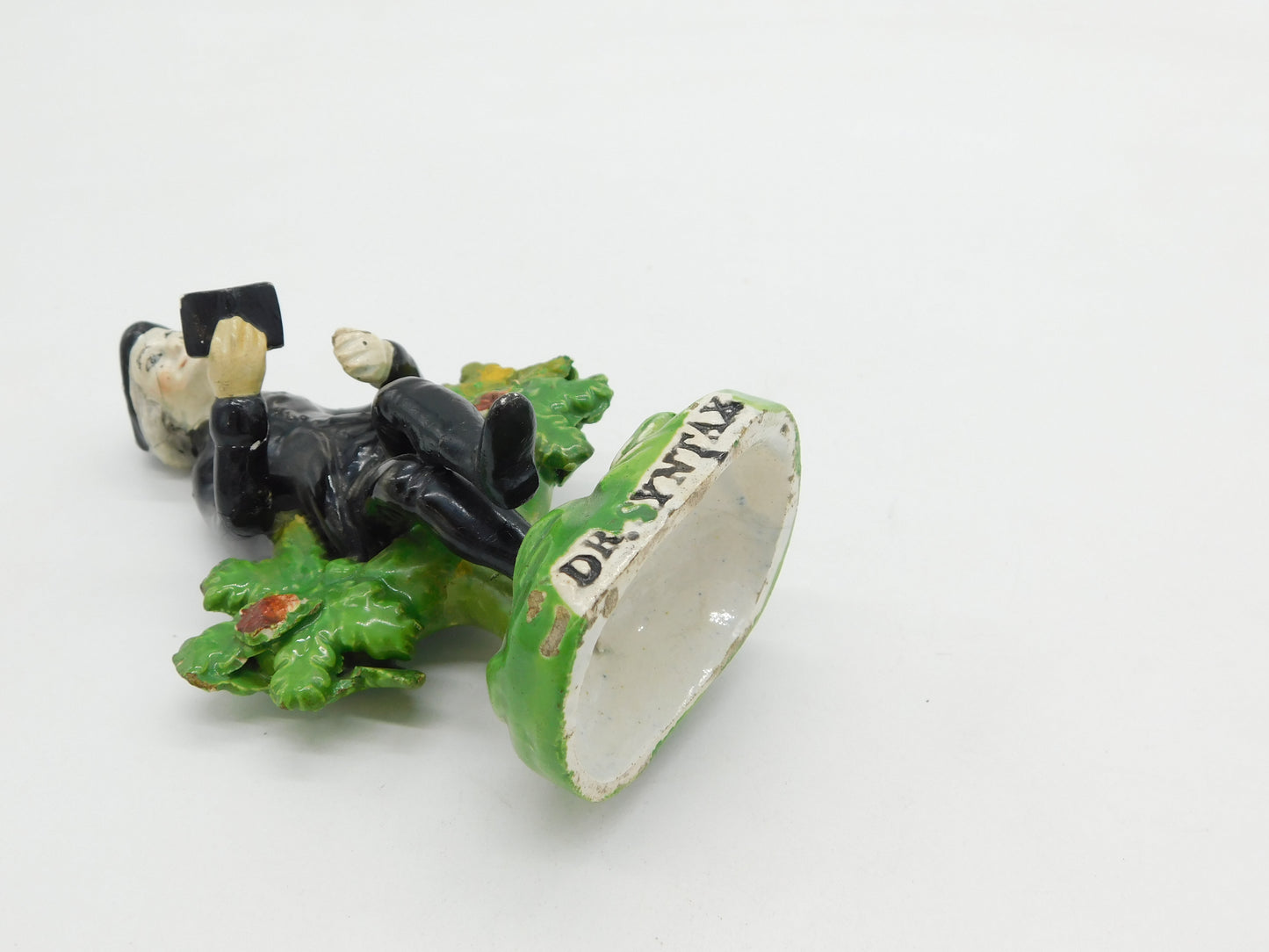 18th Century Scarce Staffordshire 'Dr. Syntax' Bocage Figurine AF Antique c1780