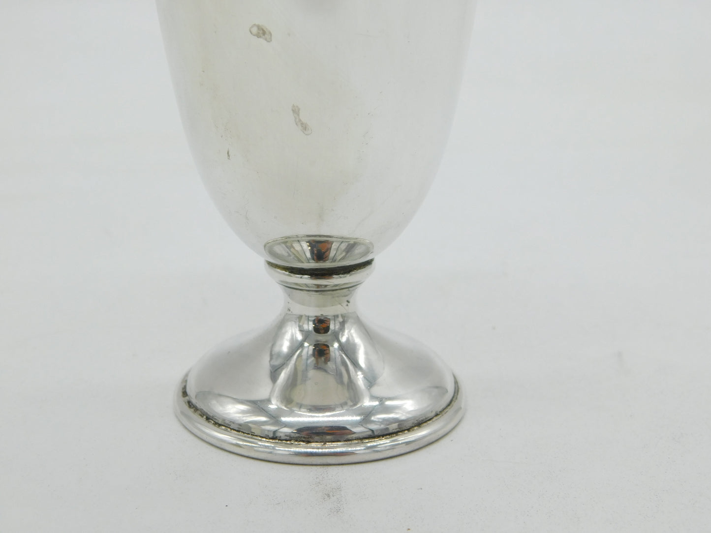 Sterling Silver Fluted Wine Goblet Antique 1936 Birmingham Art Deco