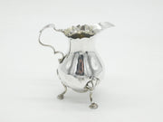 George III Sterling Silver Baluster Cream Jug Antique c1760 London