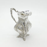 Spanish Sterling Silver Ornate Wine or Water Jug Antique c1935 Art Deco