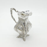 Spanish Sterling Silver Ornate Wine or Water Jug Antique c1935 Art Deco