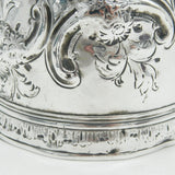 Queen Anne Britannia Silver Floral Pattern Pint Tankard Antique 1713 London by John Laughton II