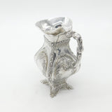 Spanish Sterling Silver Ornate Wine or Water Jug Antique c1935 Art Deco