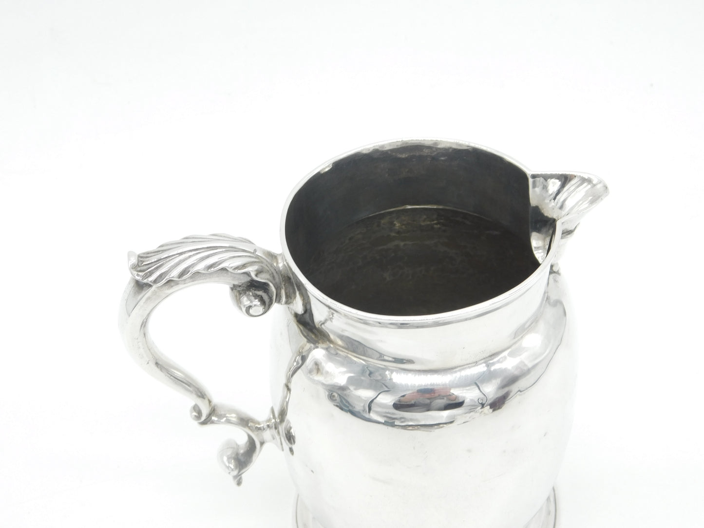 George III Sterling Silver Water Jug Antique 1770 London William Grundy