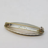 TLM Sterling Silver Morpho Butterfly Wing Palm Tree Brooch Antique c1920