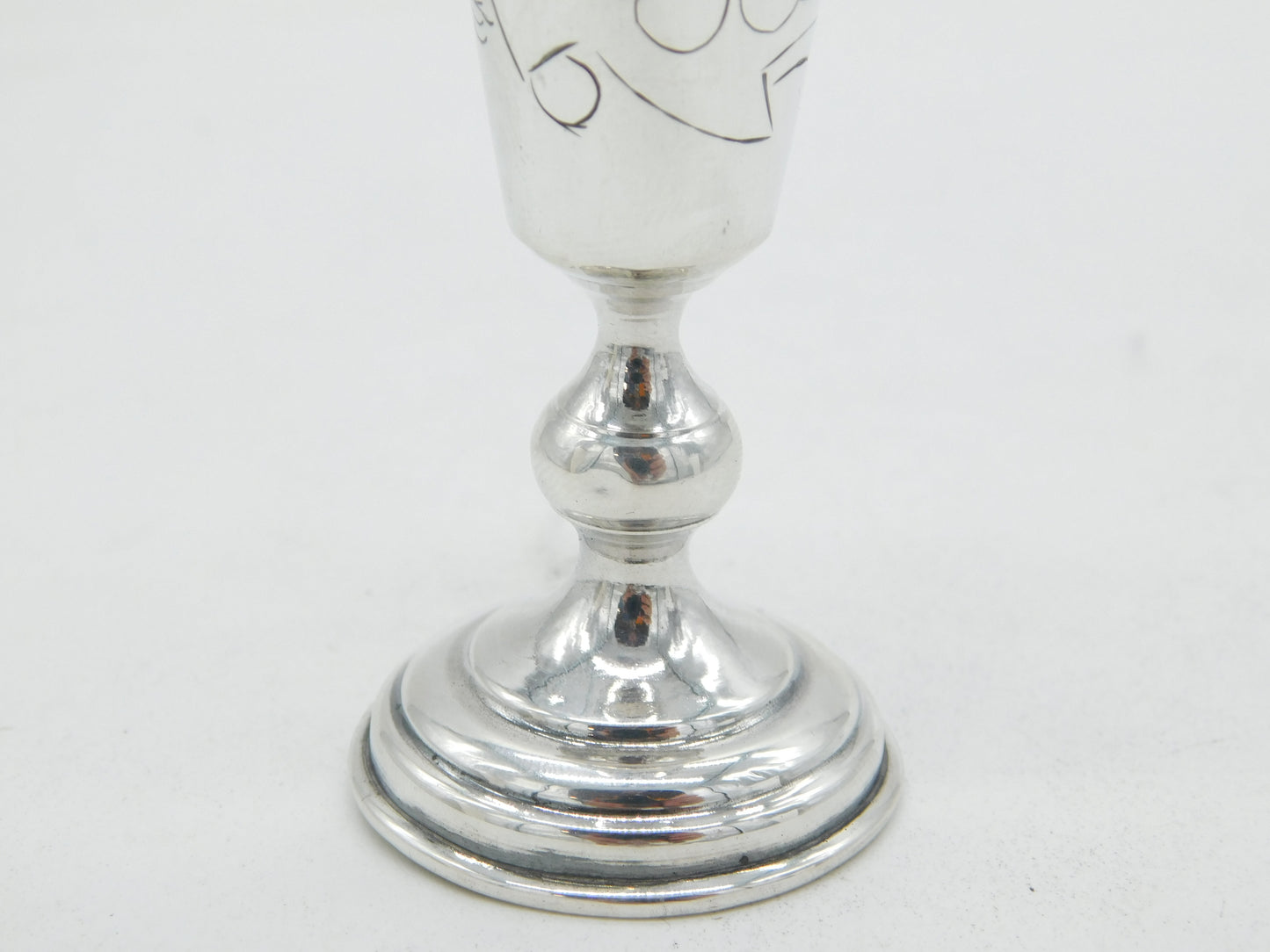 20th Century Russian .875 Grade Vodka Shot Goblet Cup Antique c1930 Art Deco